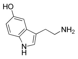 Serotonin molecule Serotonin molecule