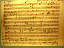 Mozart's Requiem Manuscript